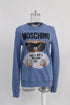 Women's Moschino Couture Sweater in Light Blue Cotton