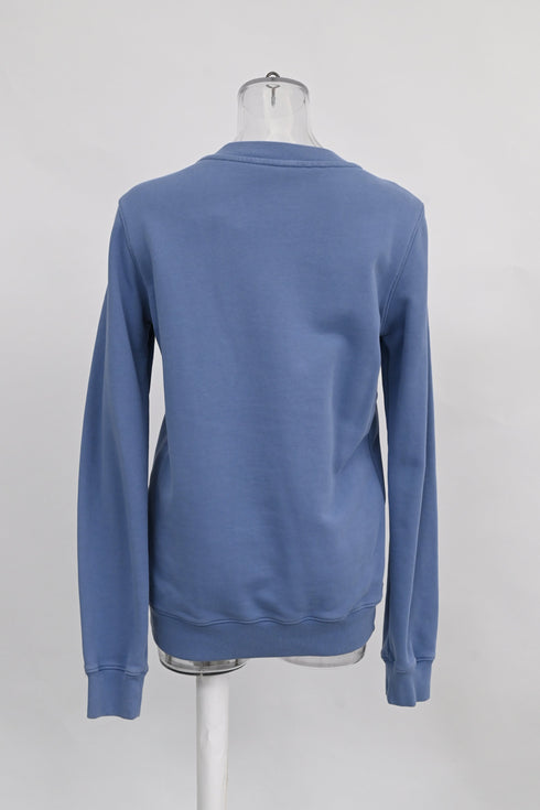 Women's Moschino Couture Sweater in Light Blue Cotton
