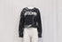 Women's Moschino Couture Logo Paint Accent Sweatshirt in Black Cotton