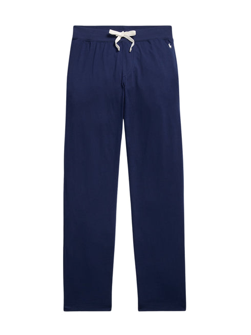 RALPH LAUREN Cotton Jersey Pyjama Trousers Cruise Navy