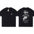 Stussy The Wide World Tribe T-Shirt Loose Casual T-Shirts Same for Men and Women