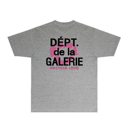 Gallery Dept T Shirt Retro Printed Loose Short-Sleeved Shirt