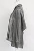 Women's Roland Mouret Button Down Blouse in Silver Polyamide