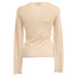 Women's Jil Sander V-Neck Sweater in Beige Cashmere