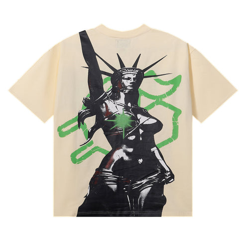 Godspeed T-shirts Mosaic Free Muse Printed Cotton Casual Short Sleeves Men and Women
