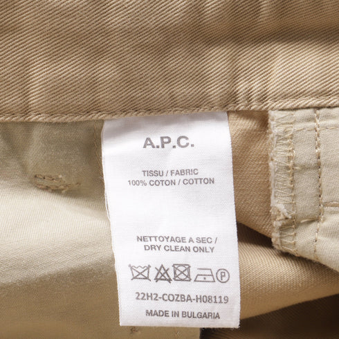 Men's A.P.C. Lawrence Chinos in Beige Cotton