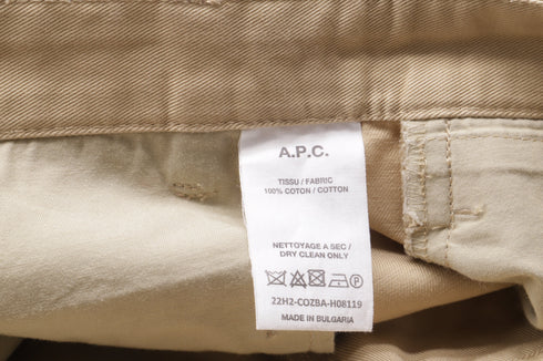 Men's A.P.C. Lawrence Chinos in Beige Cotton