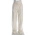 Women's Joseph High-Rise Straight-Leg Trousers in White Silk