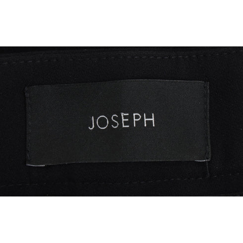 Women's Joseph High-Rise Straight-Leg Trousers in Black Viscose