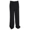 Women's Joseph High-Rise Straight-Leg Trousers in Black Viscose