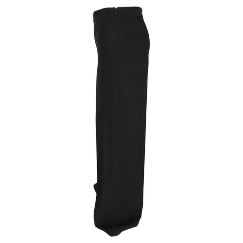 Women's Joseph High-Rise Straight-Leg Trousers in Black Viscose