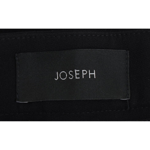 Women's Joseph High-Rise Straight-Leg Trousers in Black Viscose