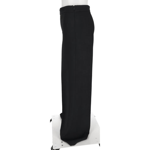 Women's Joseph High-Rise Straight-Leg Trousers in Black Viscose