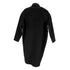 Women's Stella Mccartney Hidden Buttoned Coat in Black Wool
