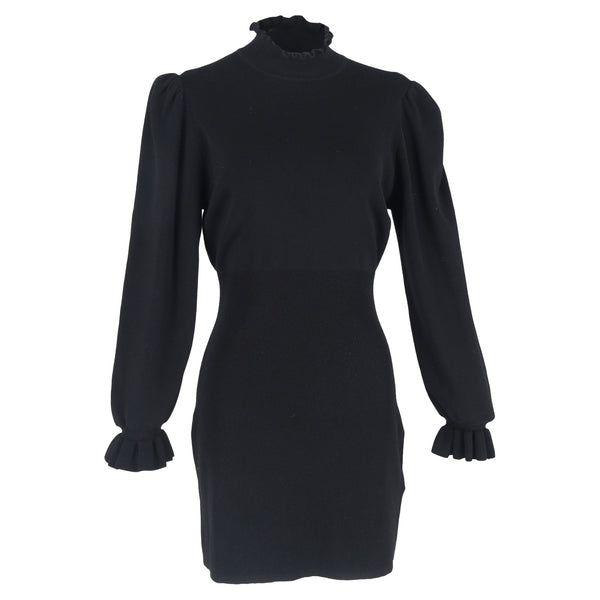 Women's Ba&sh Sancie Mini Dress in Black Lyocell