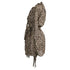 Women's Zimmermann Suraya Leopard-Print Off-Shoulder Dress in Brown Silk