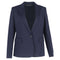 Women's Stella Mccartney Single-Breasted Blazer and Trousers Suit in Navy Blue Wool