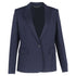 Women's Stella Mccartney Single-Breasted Blazer and Trousers Suit in Navy Blue Wool