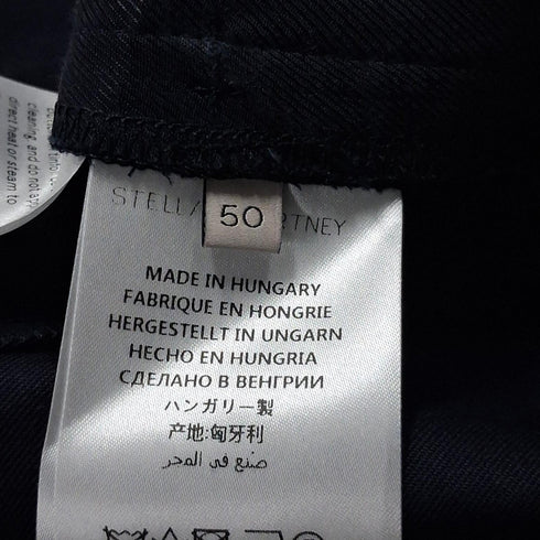 Women's Stella Mccartney Single-Breasted Blazer and Trousers Suit in Navy Blue Wool