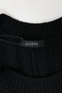 Women's Joseph ribbed-Knit Sleeveless Midi Dress in Black Viscose