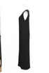 Women's Joseph ribbed-Knit Sleeveless Midi Dress in Black Viscose