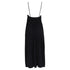 Women's Ulla Johnson Freya Cut Out Accent Midi Dress in Black Cotton