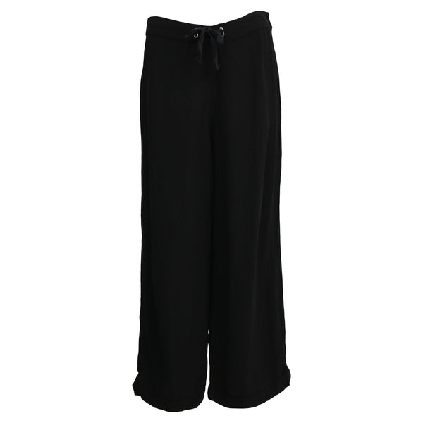 Women's A.P.C. Drawstring Pants in Black Polyester