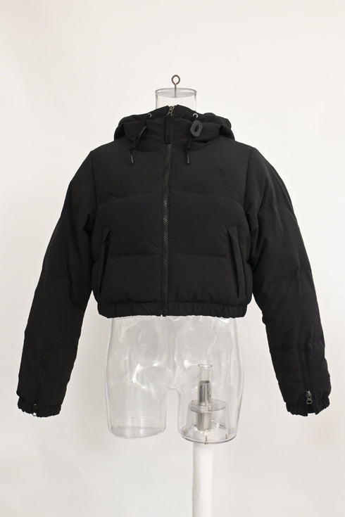 Women's The North Face Hydrenalite City Down Hooded Parka in Black Nylon