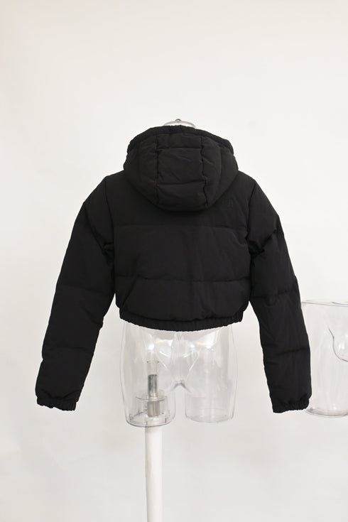 Women's The North Face Hydrenalite City Down Hooded Parka in Black Nylon