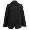 Women's Vivienne Westwood Double-Breasted Peacoat in Black Wool