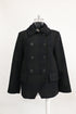 Women's Vivienne Westwood Double-Breasted Peacoat in Black Wool