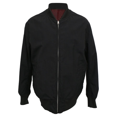 Men's Comme Des Garçons Reversible Bomber Jacket in Multicolor Polyester