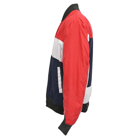 Men's Comme Des Garçons Reversible Bomber Jacket in Multicolor Polyester
