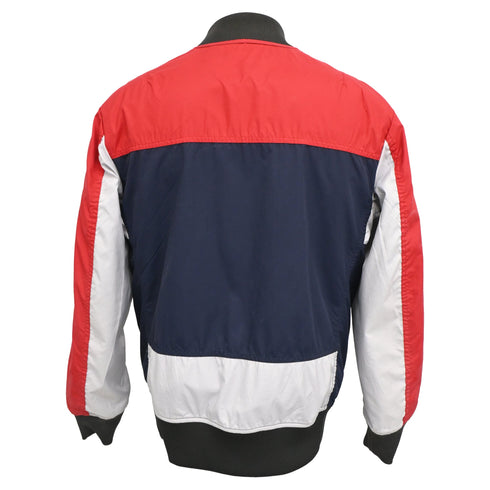 Men's Comme Des Garçons Reversible Bomber Jacket in Multicolor Polyester
