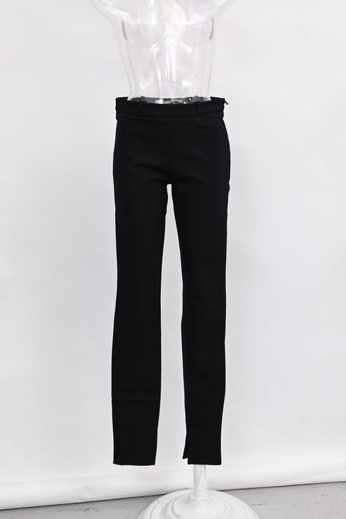 Women's Roland Mouret High-Rise Skinny Trousers in Black Wool