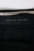 Women's Roland Mouret High-Rise Skinny Trousers in Black Wool