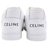 Men's Celine High Top CT. 02 Mid Sneakers in White Leather