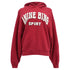 Women's Anine Bing Alec Hoodie in Red Cotton