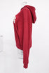 Women's Anine Bing Alec Hoodie in Red Cotton
