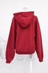 Women's Anine Bing Alec Hoodie in Red Cotton