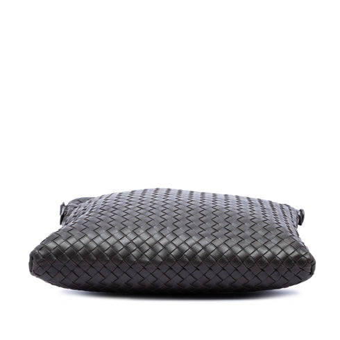Flat Messenger Bag Intrecciato Nappa Medium
