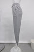 Women's Miu Miu Embroidered Logo Track Pants in Grey Cotton