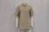 Women's Vince Short Sleeve Poplin Button-Up Shirt in Khaki Cotton
