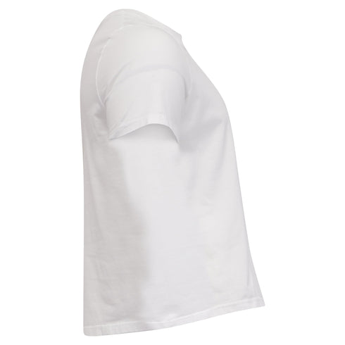 Men's Jil Sander Round Neck T-Shirt in White Cotton