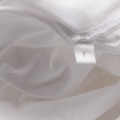 Men's Jil Sander Round Neck T-Shirt in White Cotton