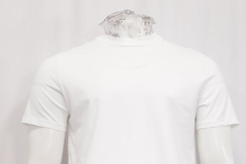 Men's Jil Sander Round Neck T-Shirt in White Cotton