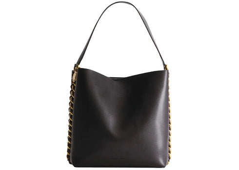 H&M x Stella McCartney Women's Chain-Detail Shoulder Bag Dark Brown