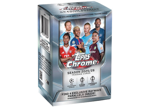 2025/26 Topps Chrome UEFA Club Competitions Value Box