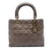 Vintage Lady Dior Bag Cannage Quilt Lambskin Medium