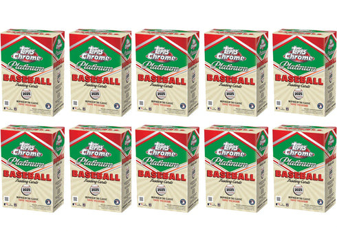2025 Topps Chrome Platinum Baseball Value Box 10x Lot